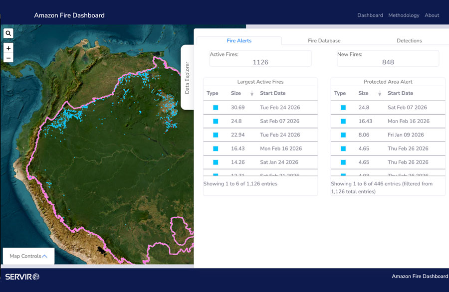 Amazon Fire Dashboard